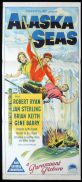 ALASKA SEAS Original Daybill Movie Poster ROBERT RYAN Jan Sterling Richardson Studio
