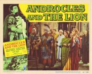ANDROCLES AND THE LION Original Lobby Card 3 Jean Simmons Victor Mature Alan Young