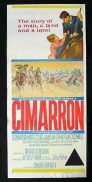 CIMARRON 1961 Glenn Ford Maria Schell ORIGINAL Daybill Movie poster
