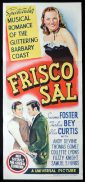 FRISCO SAL Original Daybill Movie Poster Susanna Foster Turhan Bey