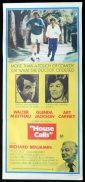 HOUSE CALLS Original Daybill Movie Poster Walter Matthau