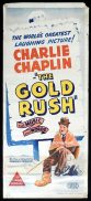 THE GOLD RUSH Original 1942r Daybill Movie Poster Charlie Chaplin