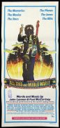 ALL THIS AND WORLD WAR II Daybill Movie Poster 1976 THE BEATLES Lennon and McCartney