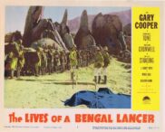 THE LIVES OF A BENGAL LANCER 1950r Lobby Card 7 Gary Cooper