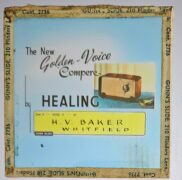 HEALING GOLDEN VOICE RADIO Movie Glass Lantern Slide 1950s