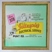 GILLESPIE'S ELECTRICAL SERVICE 1950s Movie Glass Lantern Slide