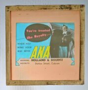 ANA AIRLINES 1950s Movie Glass Lantern Slide Cobram