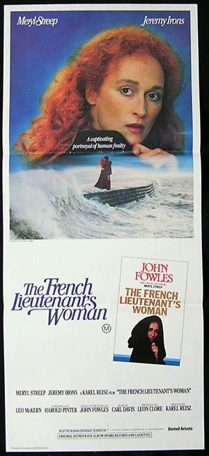 THE FRENCH LIEUTENANTS WOMAN '81 Australian daybill Movie poster