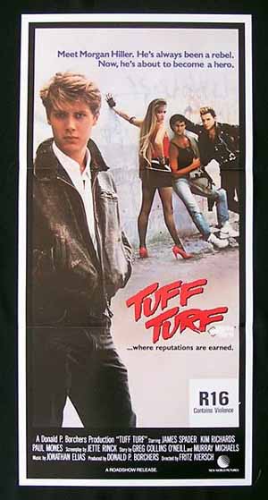TUFF TURF 1985 Daybill Movie poster James Spader Kim Richards ORIGINAL