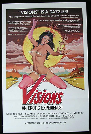 VISIONS US One sheet movie poster ’77 A. Weston artwork