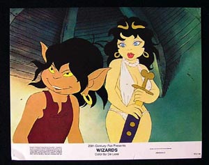 WIZARDS Movie Poster 1977 Ralph Bakshi 8 x 10 US Lobby Card / Still 2