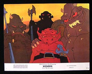 WIZARDS Movie Poster 1977 Ralph Bakshi 8 x 10 US Lobby Card / Still 4