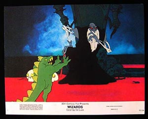 WIZARDS Movie Poster 1977 Ralph Bakshi 8 x 10 US Lobby Card / Still 5