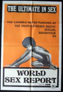 WORLD SEX REPORT '70-Rare Sexploitation poster