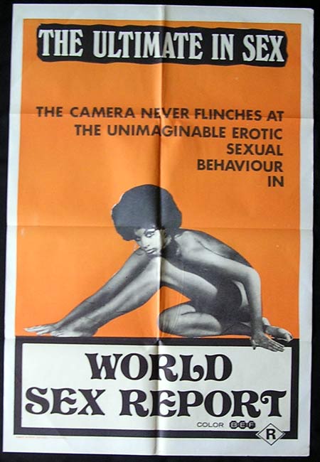 WORLD SEX REPORT ’70-Rare Sexploitation poster