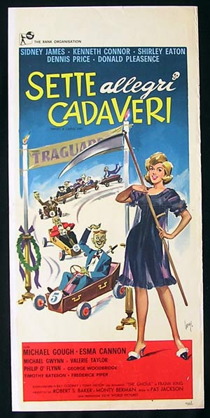 WHAT A CARVE UP Original Locandina Movie Poster Sid James ITALIAN Longi Art