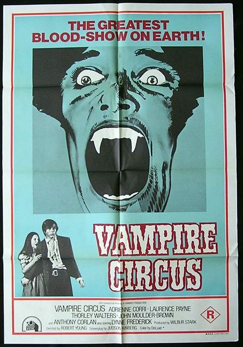 VAMPIRE CIRCUS ’72-Hammer Horror RARE 1sheet poster