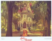LADY AND THE TRAMP Vintage 1986R Lobby Card 5 Walt Disney