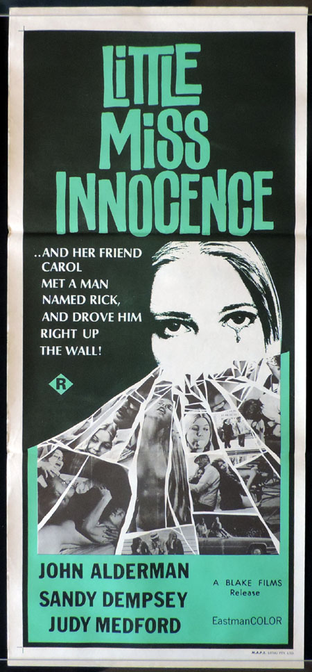 LITTLE MISS INNOCENCE Original Daybill Movie poster Sexploitation John Alderman