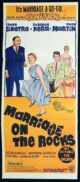 MARRIAGE ON THE ROCKS Original Daybill Movie Poster Frank Sinatra Deborah Kerr