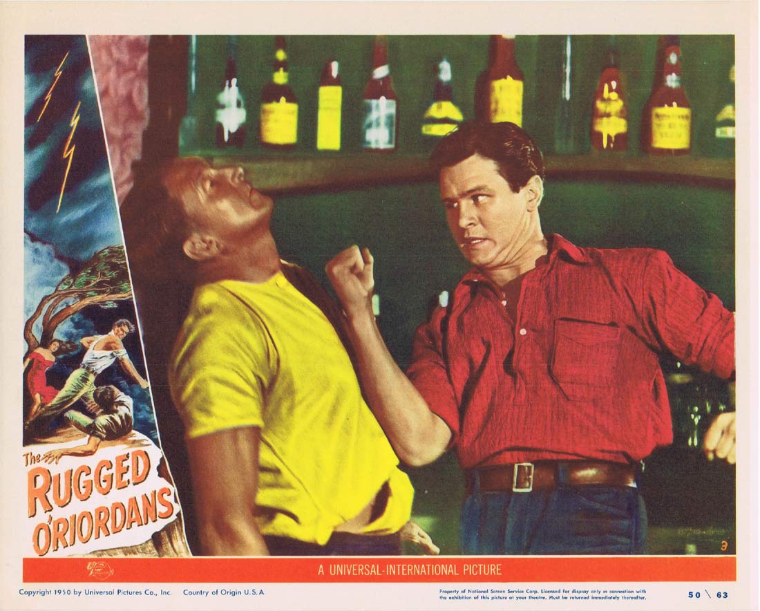 SONS OF MATTHEW aka THE RUGGED O’RIORDANS US Lobby Card 3 1949 Tommy Burns Charles Chauvel