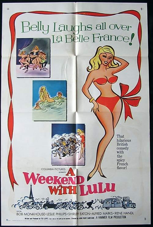 WEEKEND WITH LULU ’68 Bob Monkhouse HAMMER US One sheet poster