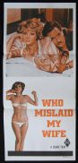 WHO MISLAID MY WIFE '70s Sexploitation Movie Poster