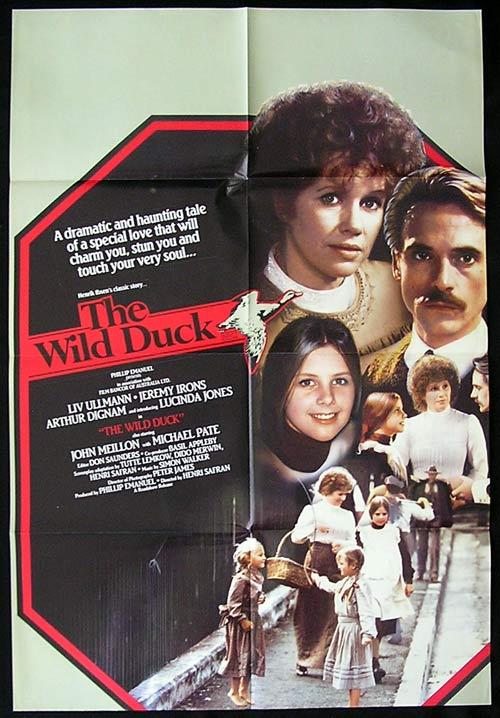 WILD DUCK, The 1983 Liv Ullmann ORIGINAL 1sh poster “A”