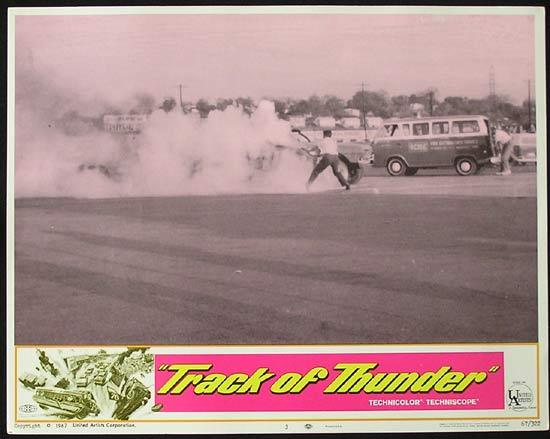 TRACK OF THUNDER 1967 Motor Racing US Lobby Card 3