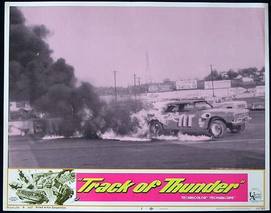 TRACK OF THUNDER 1967 Motor Racing US Lobby Card 7