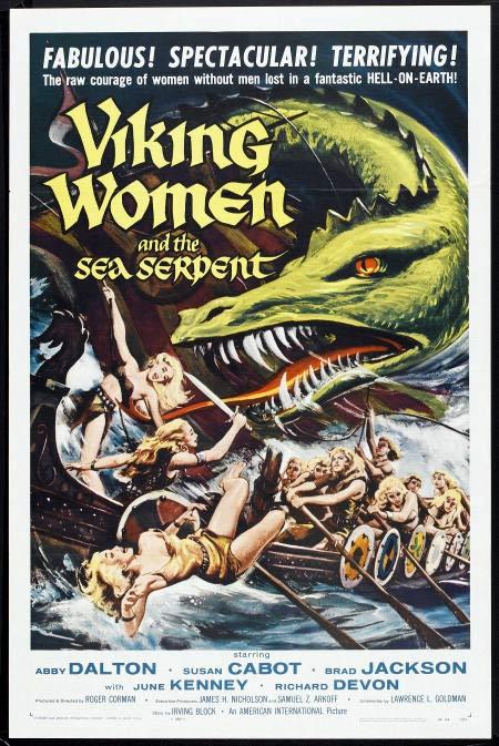 VIKING WOMEN 1958 Reynold Brown Fantasy Art US 1sh Movie poster