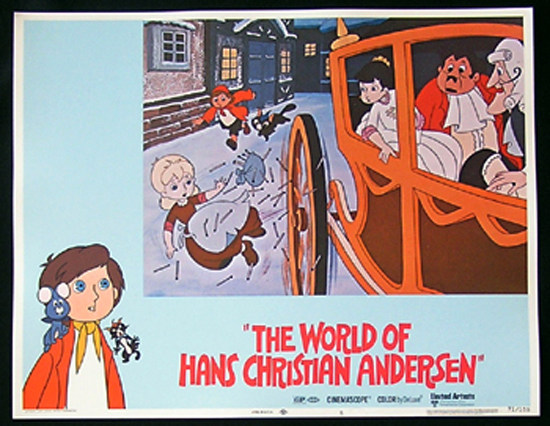 WORLD OF HANS CHRISTIAN ANDERSEN Lobby Card 5 1971 Japanese Animation Film