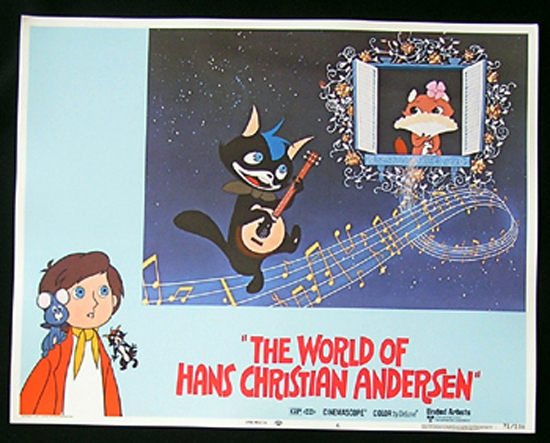 WORLD OF HANS CHRISTIAN ANDERSEN Lobby Card 6 1971 Japanese Animation Film