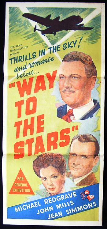 WAY TO THE STARS ’45 Michael Redgrave ASQUITH poster
