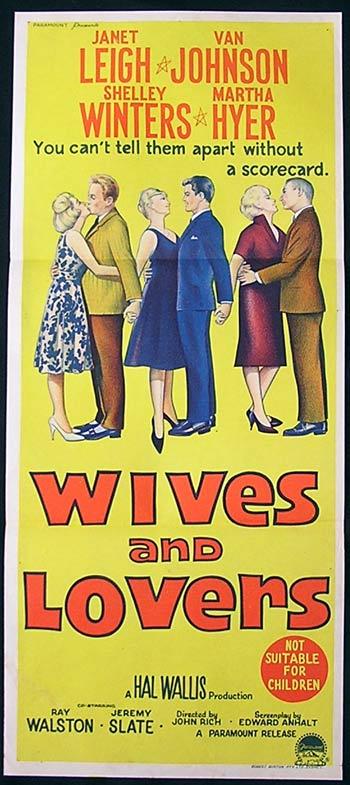 WIVES AND LOVERS Movie poster 1963 Janet Leigh Australian Daybill