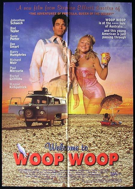 WELCOME TO WOOP WOOP 1997 Rod Taylor RARE One sheet Movie poster