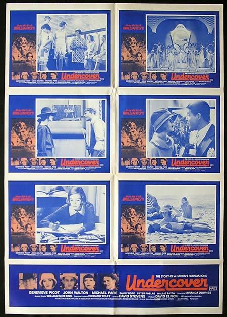 UNDERCOVER 1983 Picot Steam Engine RARE PHOTO SHEET poster