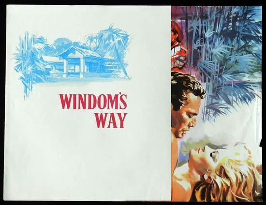 WINDOMS WAY 1957 Peter Finch Rare British Movie Trade Ad