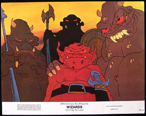 WIZARDS Movie Poster 1977 Ralph Bakshi Lobby Card 4
