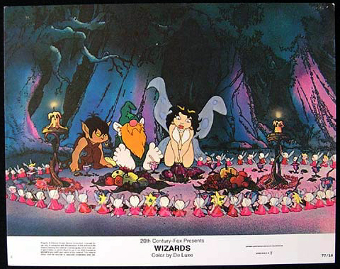 WIZARDS Movie Poster 1977 Ralph Bakshi Lobby Card 6