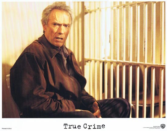 TRUE CRIME Original US Lobby card 3 Clint Eastwood Isaiah Washington