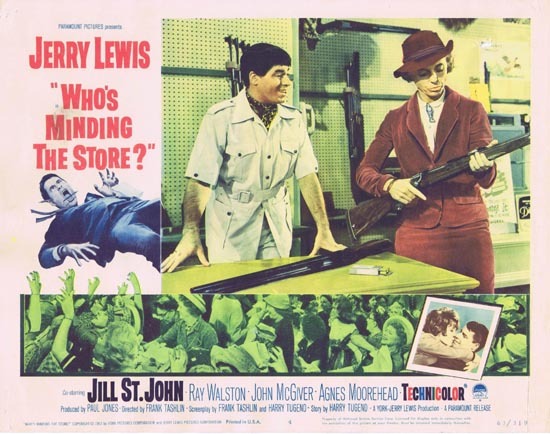 WHO’S MINDING THE STORE Lobby card 4 Jerry Lewis Nancy Kulp