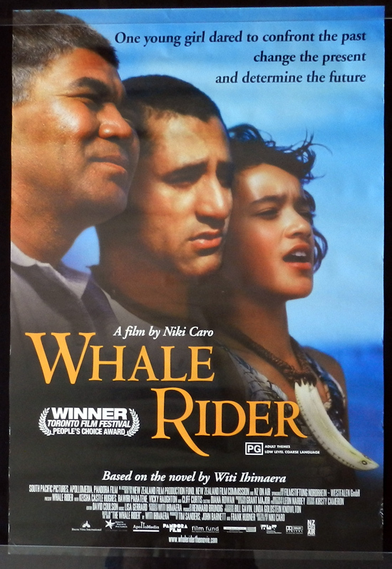 WHALE RIDER One sheet Movie poster New Zealand Cinema