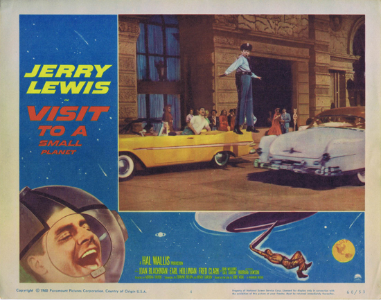 VISIT TO A SMALL PLANET Lobby Card 4 Jerry Lewis