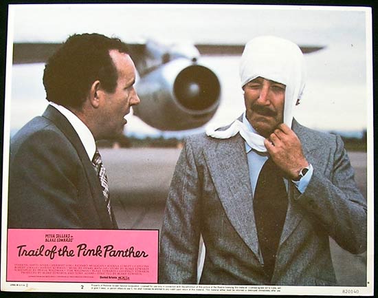 TRAIL OF THE PINK PANTHER Lobby Card 2 Peter Sellers Joanna Lumley