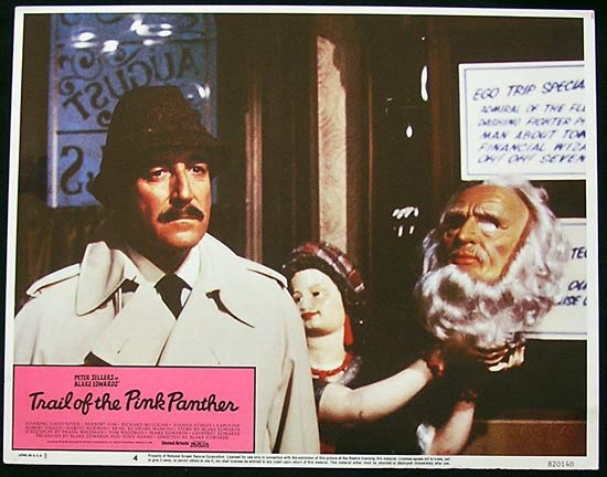 TRAIL OF THE PINK PANTHER Lobby Card 4 Peter Sellers Joanna Lumley