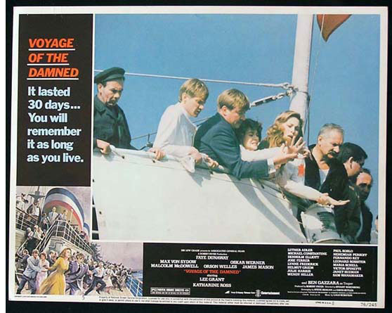 VOYAGE OF THE DAMNED 1976 Faye Dunaway Lobby Card 5