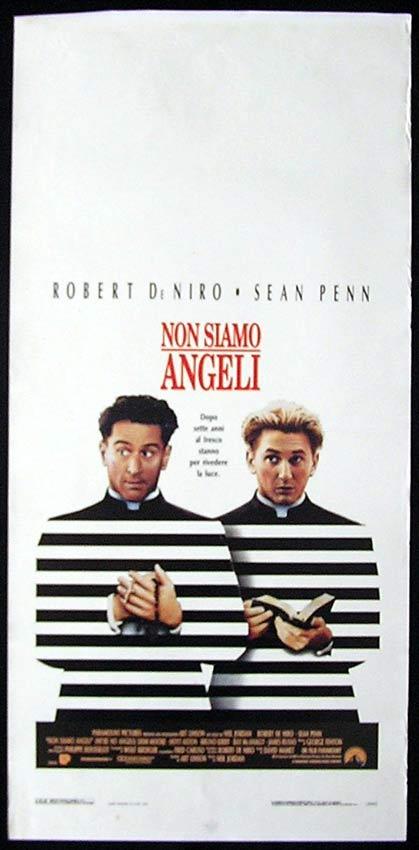 WE’RE NO ANGELS Italian Locandina Movie Poster Robert DeNiro Sean Penn