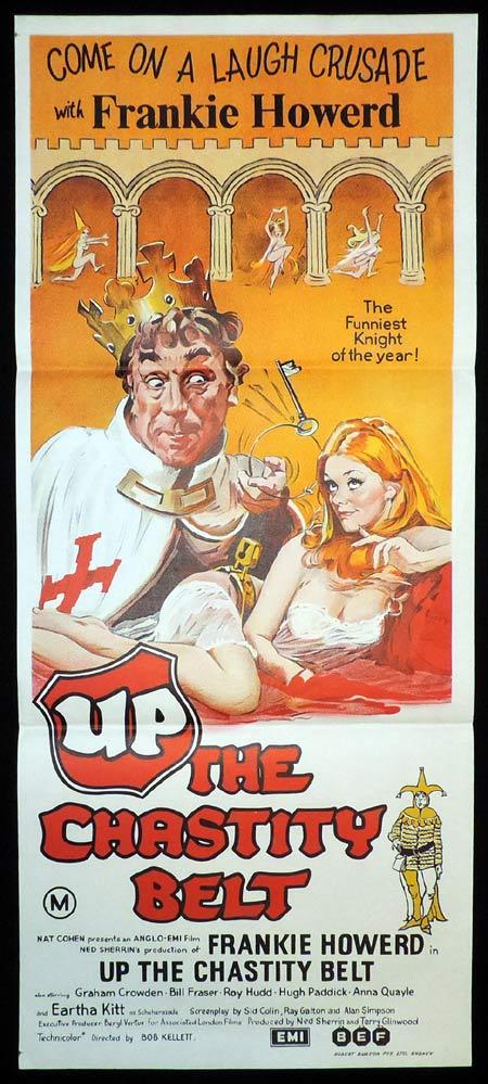 UP THE CHASTITY BELT Daybill Movie poster Frankie Howerd British Comedy