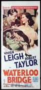 WATERLOO BRIDGE Original 1944r Daybill Movie Poster Robert Taylor Vivien Leigh